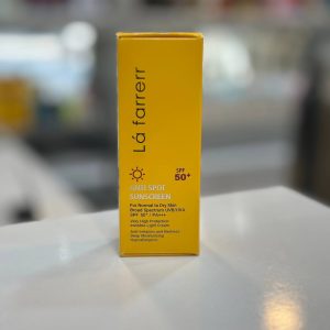 ضدآفتاب بی رنگ پوست خشک و نرمالspf50لافارر